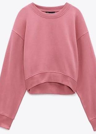 Вкорочений світшот zara