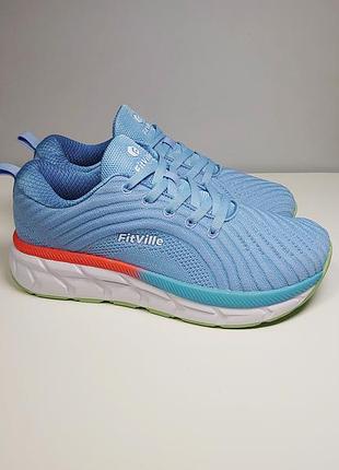 Кроссовки fitville flowcore v2 running women's sky/white 42 р. оригинал