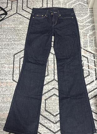 Джинси joe's jeans bootcut широкі темно-сині