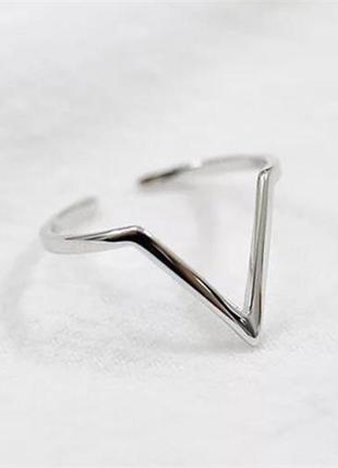 Кольцо  геометрия серебро s925