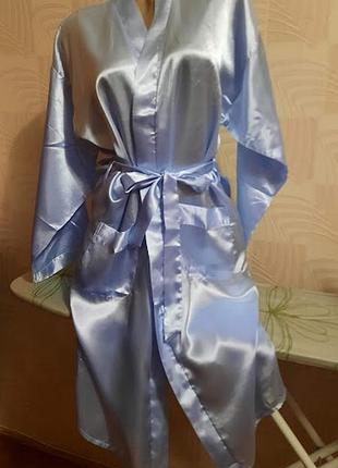 ☆распродаж☆(л) атласный халат