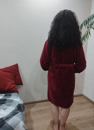 Теплый женский халат. 2