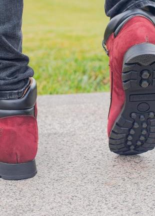 Ботинки тимберленд timberland bordo, ботинки тімберленд 7