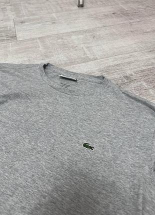 Лонгслів чоловічий lacoste сірий 3