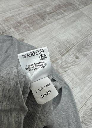 Лонгслів чоловічий lacoste сірий 7
