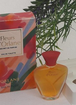 Orlane paris — fleurs d'orlane (secret de parfum)  (5 ml, eau de toilette в родной коробке «идеал»)