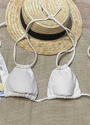 Tezenis новый белый верх от купальника на завязках качественного бренда