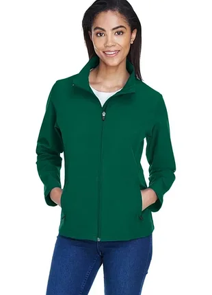 Женская треккинговая куртка soft shell team 365 tt80w (sport kelly / зеленый), размер xs
