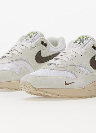 Nike кросівки air max 1 light bone iron grey повсякденне взуття hj3498-007