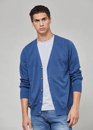 Мужской вязаный хлопковый кардиган, кофта на пуговицах camel active (xxxl)