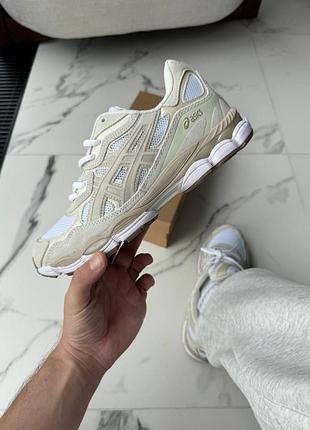 Розпродаж 🔥 кросівки asics gel-nyc white feather grey