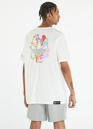 Эксклюзивная футболка адидас adidas x Флорisi pride rm graphic t-shirt, факт l, оригинал