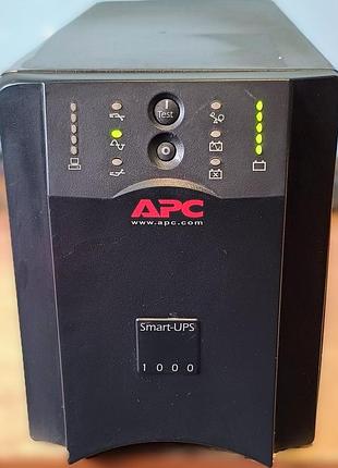 Дбж apc smartups 1000 sua1000i (б/у) без аккумуляторов