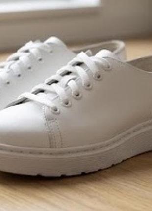 Шкіряні кеди dr. martens dante white – оригінал, розмір 43 (uk 9)