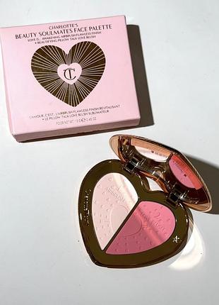 Pillow talk beauty soulmates face palette палетка для обличчя