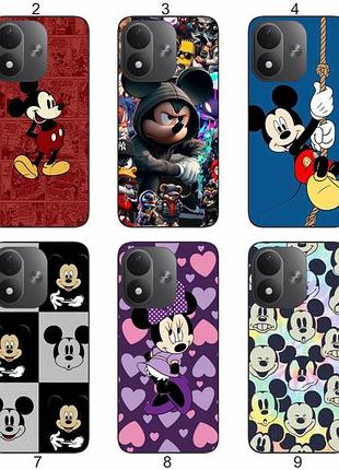 Силиконовый чехол микки маус mickey mouse для xiaomi redmi note 17 4g / 5g диснеевская эстетика