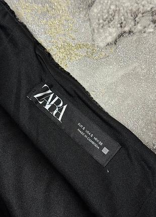 Мини юбка с бахромой&nbsp;zara 5