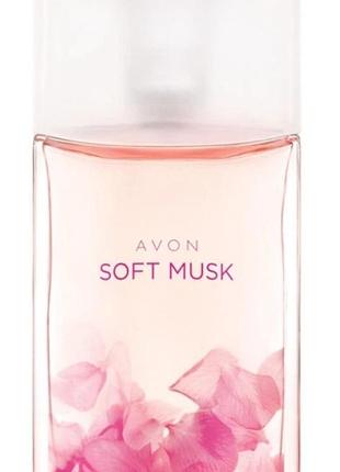 Туалетна вода soft musk avon