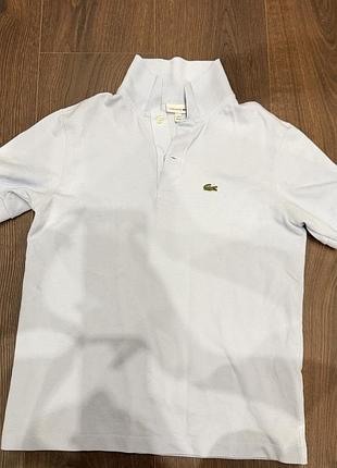 Поло для хлопчика lacoste блакитне, 11-13 років