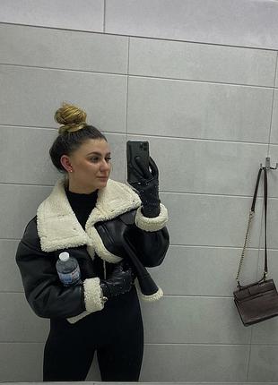 Дублянка жіноча zara чорна