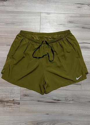 Нові спортивні шорти найк nike dri-fit challenger 5" brief-lined running, факт xl, оригінал