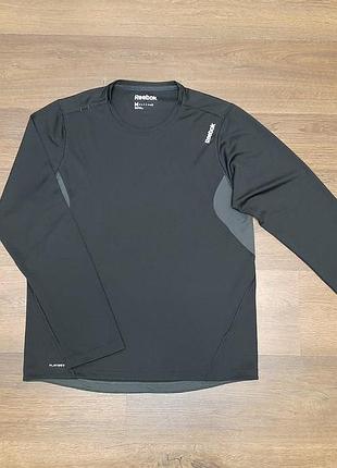 Мужская спортивная футболка с длинным рукавом (лонгслив)  reebok