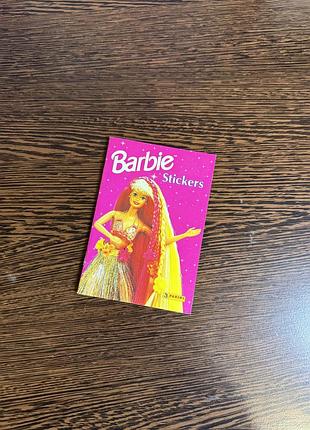 Вінтажна книга-розмальовка з наліпками barbie