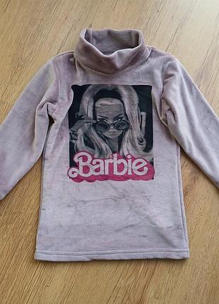Теплий гольф водолазка barbie 98-104см. 3-4р. нова.