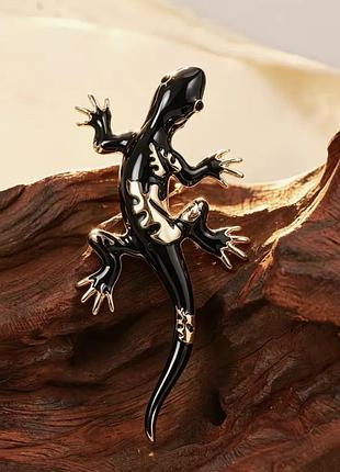 Жіноча брошка саламандра 🦎