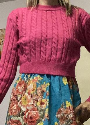 Shein крутой розовый свечер как новый