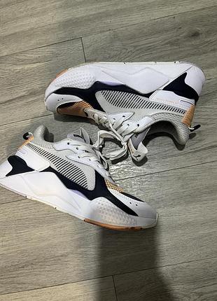 Кросівки puma rs-x білі з синім 38 розмір