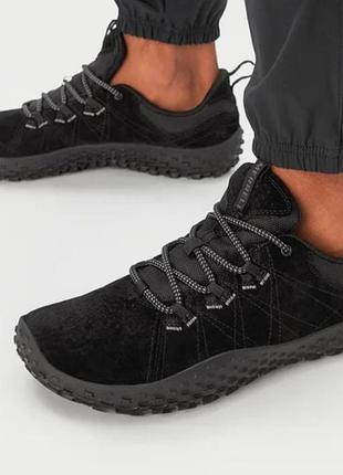Кросівки чоловічі merrell wrapt barefoot чорні, розмір 44,5
