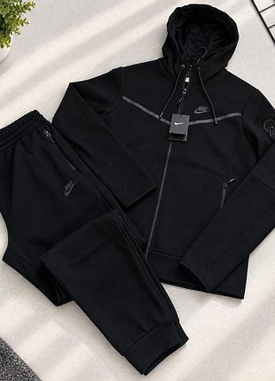 Чоловічий спортивний костюм nike tech fleece теплий