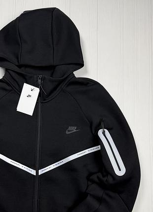 Чоловіче худі nike tech fleece чорне 4