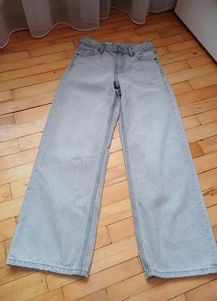 Широкие прямые джинсы zara