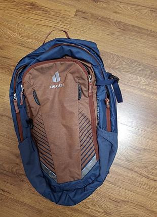 Рюкзак deuter міський синьо-коричневий