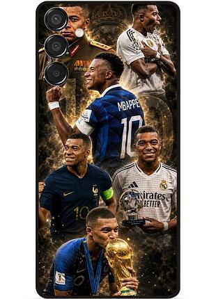 Силиконовый чехол бампер для samsung m15 с рисунком mbappe мбаппе легенда