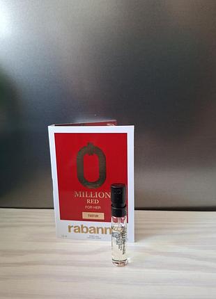 Paco rabanne million red for her пробник