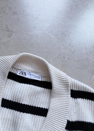 Вязанный жилет zara 5