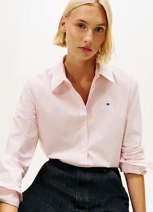 Жіноча сорочка tommy hilfiger в смужку розмір xs