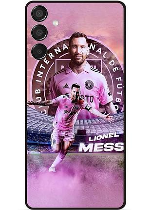Силіконовий бампер чохол для samsung m15 з малюнком leo messi мессі