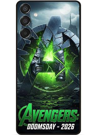 Силиконовый бампер чехол для samsung m15 с картинкой avengers doomsday мстители