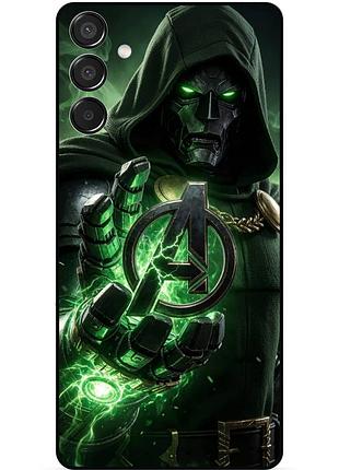 Силиконовый чехол бампер для samsung m15 с картинкой avengers doomsday мстители
