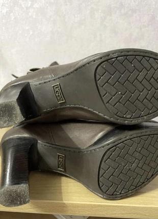 Шкіряні високі чоботи ugg 5