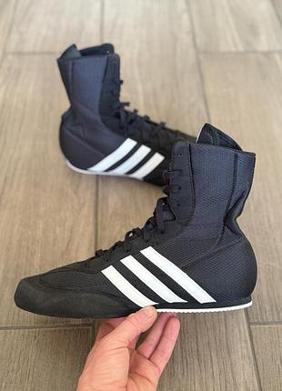 Борцовки чоловічі adidas box hog 2.0 чорні fx0561