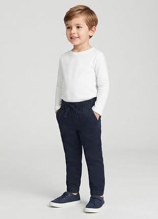 👖 стильні та мегапрактичні дитячі брюки-джогери cozy jacket у глибокому темно-синьому кольорі! (на вік 4 роки)