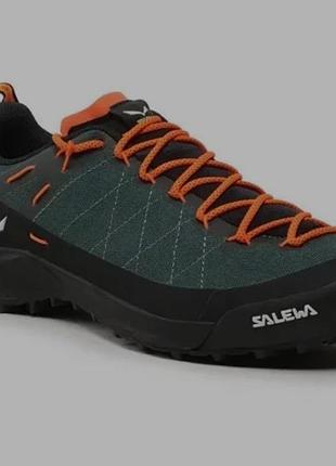 Кроссовки salewa ms wildfire canvas green размер eu-42