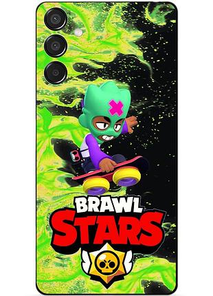 Чехол силиконовый бампер для samsung m15 с героем бравл олли brawl