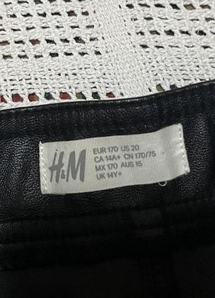 Стильна шкіряна спідниця від h&m 3