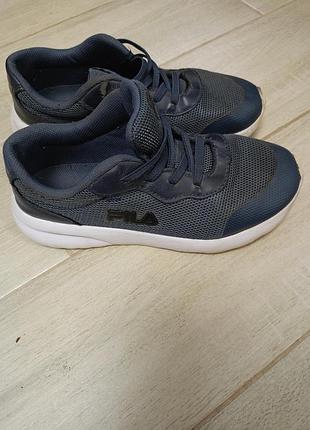 Кросівки для хлопчика fila сині, довжина устілки 22.5 см